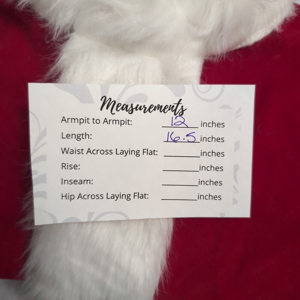 Child's Santa Outfit Top Belt Bag Booties Hat Glove Bell Wig Beard XS - Picture 6 of 16